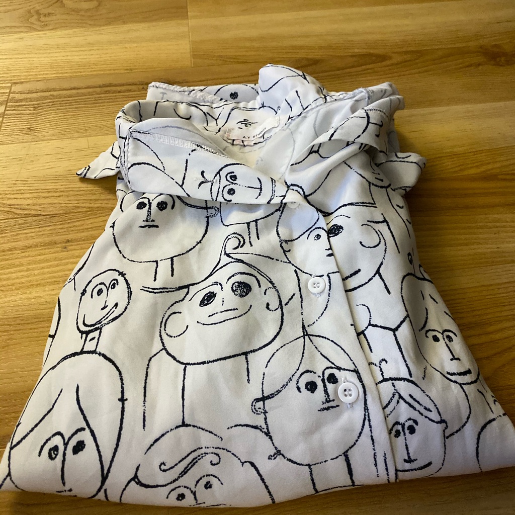 Faces Button Down Shirt
